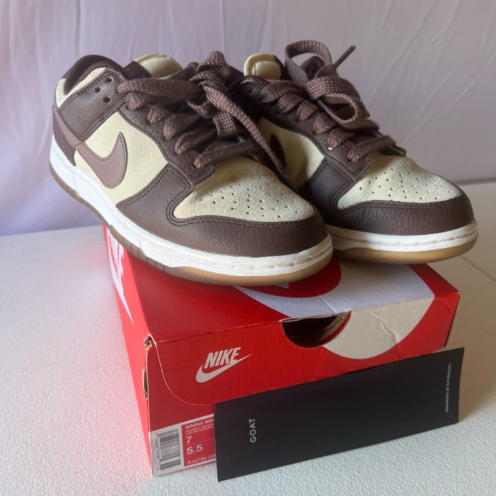 Nike Chocolate and Beige Sneakers